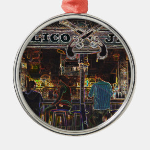 Ornamento De Metal Ilha de Grand Cayman de Calico Jack