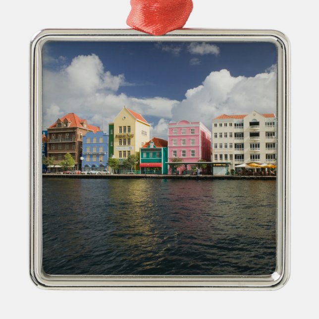 Ornamento De Metal Ilhas ABC, CURACAO, Willemstad: Harborfront (Frente)