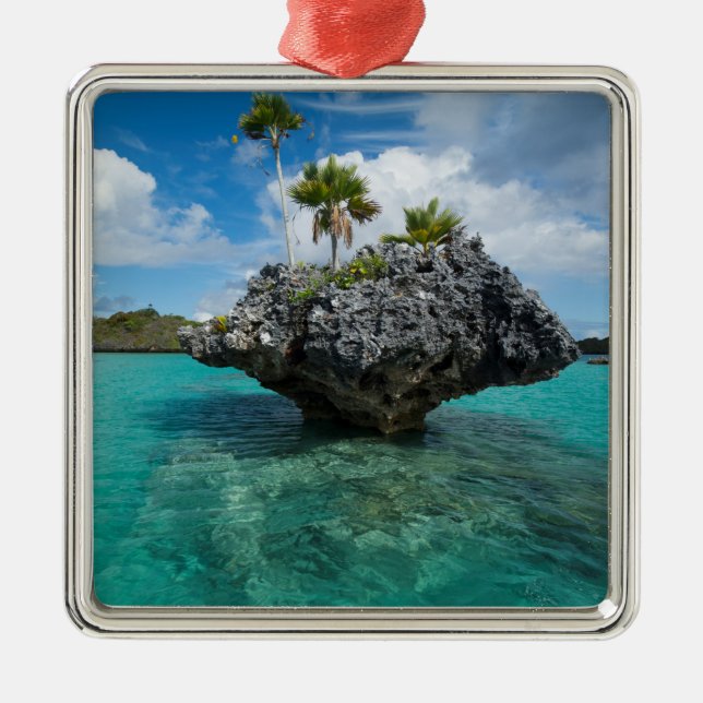 Ornamento De Metal Ilhas De Cogumelo Nas Fiji (Frente)