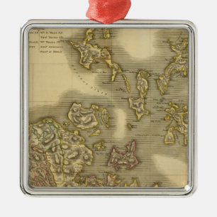 Ornamento De Metal Ilhas de Orkney