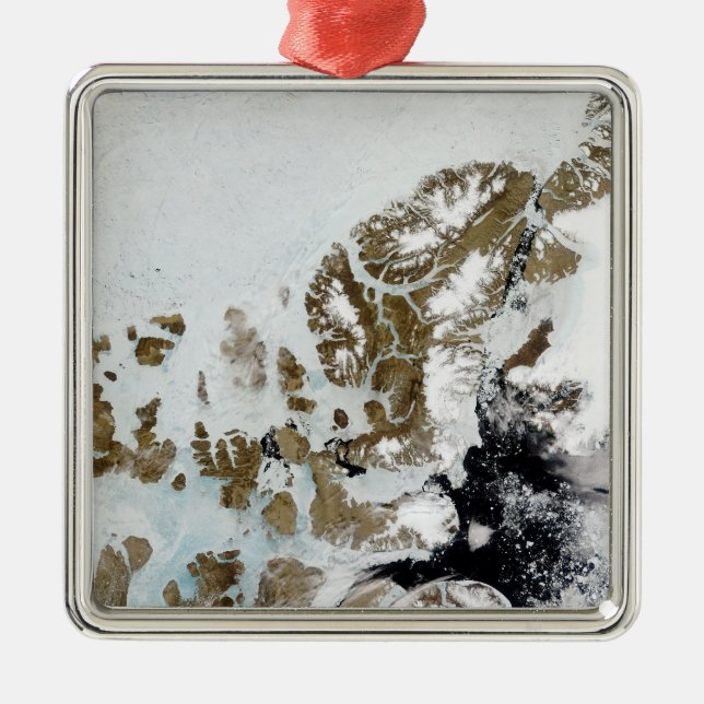 Ornamento De Metal Ilhas Rainhas Elizabeth 2 (Frente)