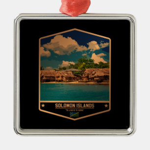 Ornamento De Metal Ilhas Salomão
