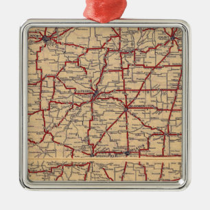 Ornamento De Metal Illinois 8