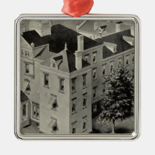 Ornamento De Metal Ilustração de Hartford Connecticut
