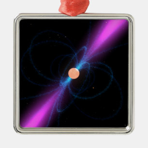 Ornamento De Metal Ilustração de um pulsar