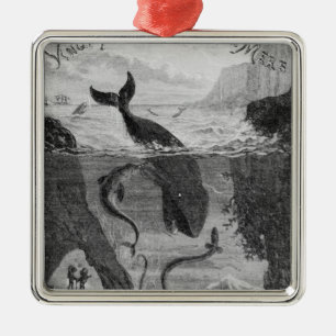 Ornamento De Metal Ilustração do cobrir '20.000 ligas sob o Sea