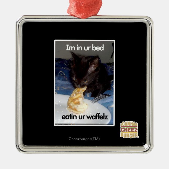 Ornamento De Metal Im na cama do ur (Frente)