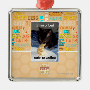 Ornamento De Metal Im na cama do ur