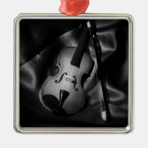 Ornamento De Metal Imagem em preto e branco de uma vitrola