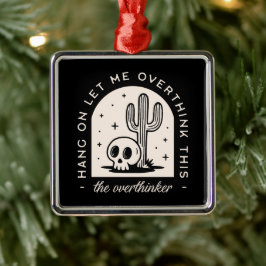 Ornamento De Metal Imaginário introvertido escuro humor escura preto