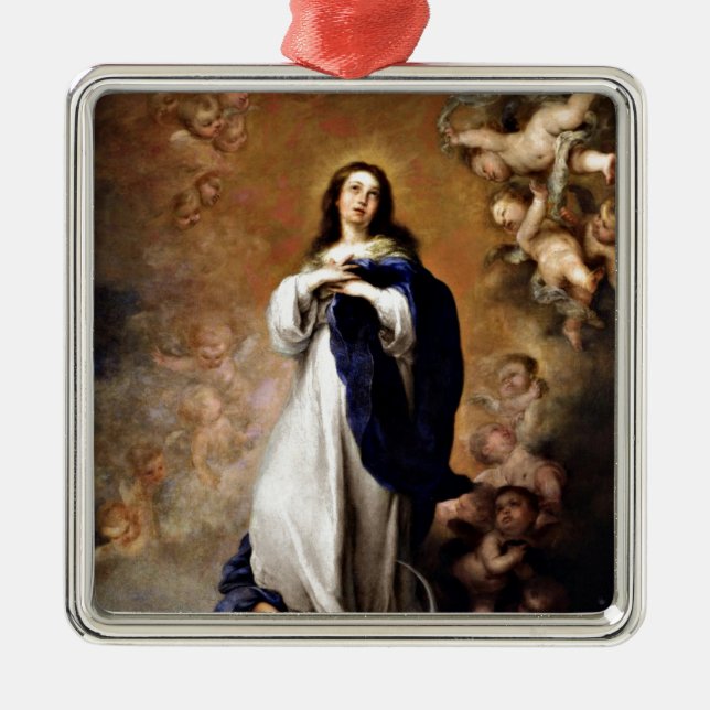 Ornamento De Metal Immaculate Conception (Frente)