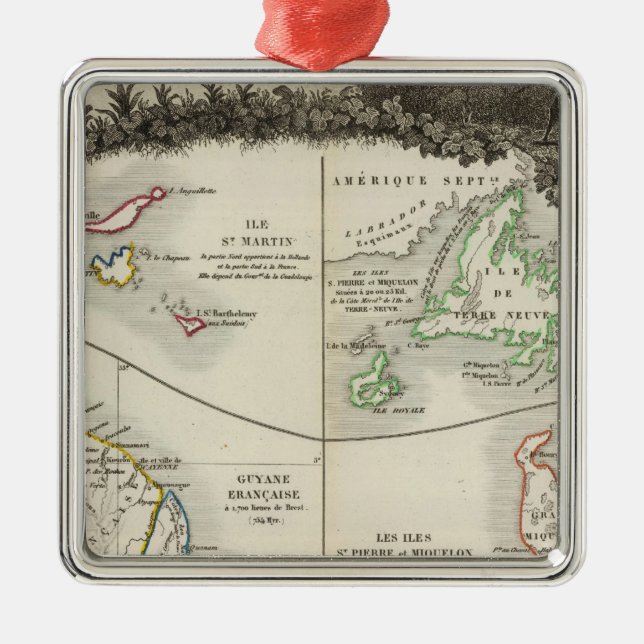 Ornamento De Metal Império americano (Frente)