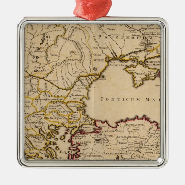 Ornamento De Metal Império Bizantino (Frente)