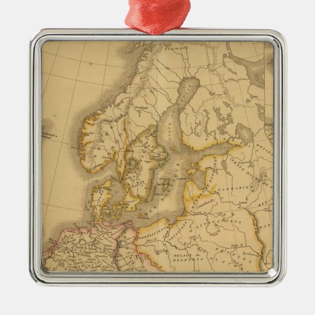 Ornamento De Metal Império de Charlemagne (Frente)