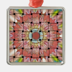 Ornamento De Metal Impressão de Arte Inspirada Africano - Design de T