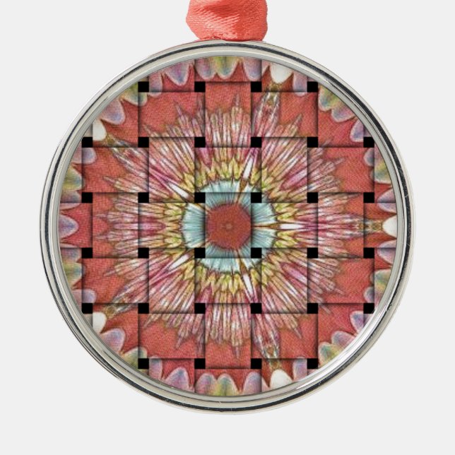 Ornamento De Metal Impressão de Arte Inspirada Africano - Design de T (Frente)