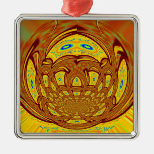 Ornamento De Metal Impressão ouro Amarelo De Luvas De Beisebol