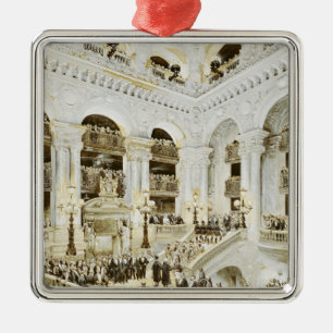 Ornamento De Metal Inauguração do teatro da ópera de Paris