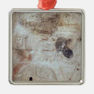 Ornamento De Metal Incenso de oferecimento de Tuthmosis III ao deus,