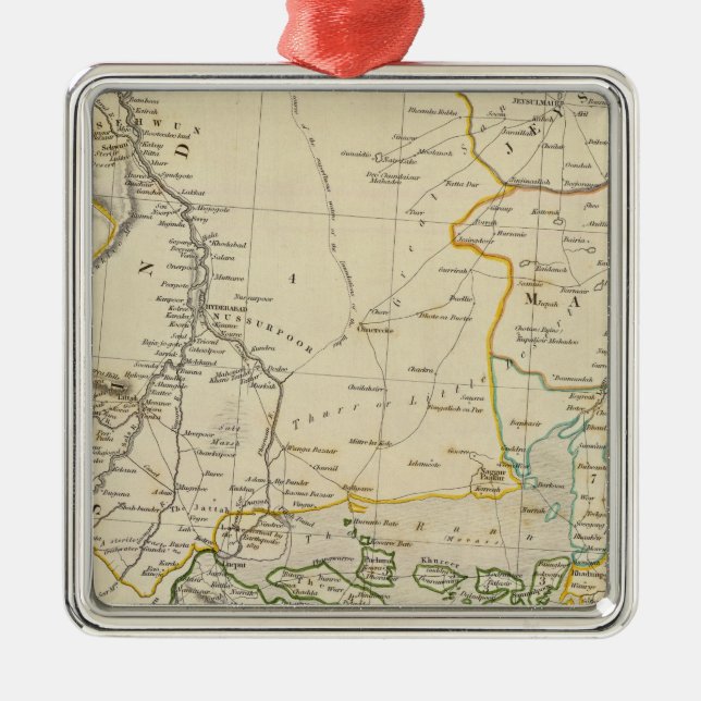 Ornamento De Metal India V (Frente)