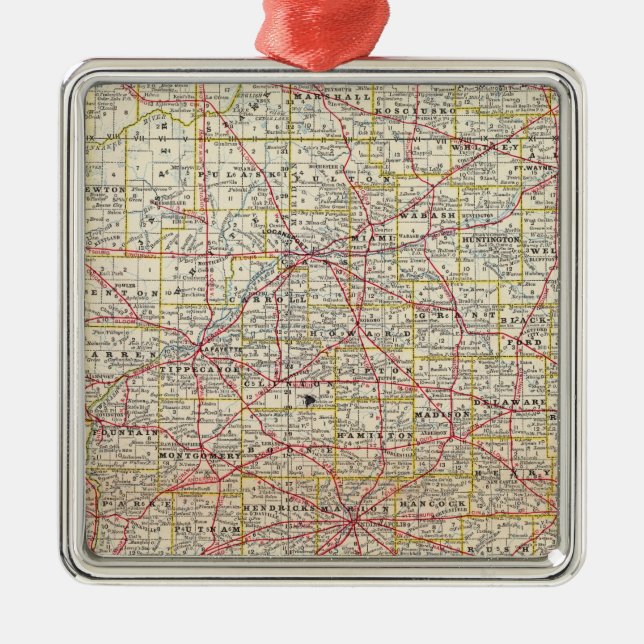 Ornamento De Metal Indiana 7 (Frente)