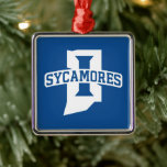 Ornamento De Metal Indiana State University Holiday<br><div class="desc">Get ready to deck the halls and spread some serious Sycamore cheer this festive season with this official Indiana State University holiday product! Whether you are a proud alum looking to add a touch of campus nostalgia to your seasonal decor, a dedicated student celebrating the winter break, or a die-hard...</div>