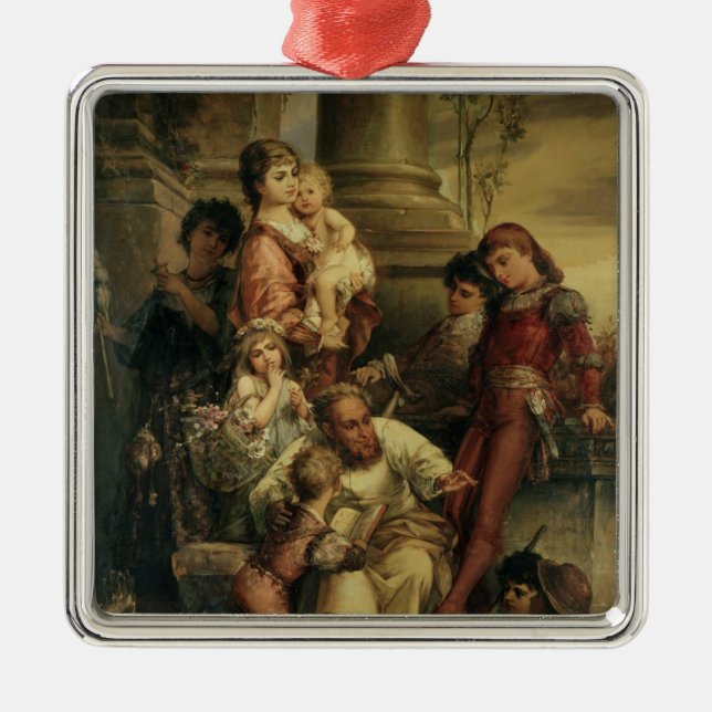 Ornamento De Metal Infância (Frente)