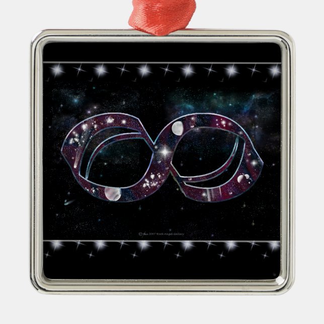 Ornamento De Metal Infinidade (Frente)