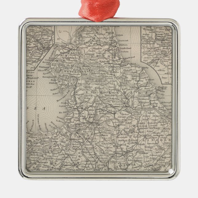 Ornamento De Metal Inglaterra 10 (Frente)