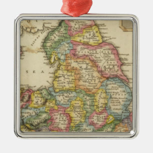 Ornamento De Metal Inglaterra e Wales
