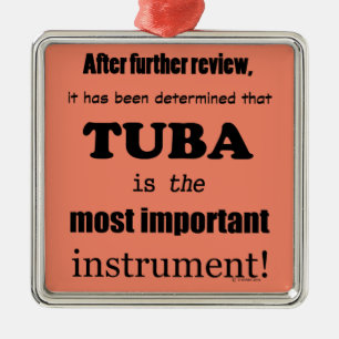 Ornamento De Metal Instrumento mais importante para Tuba