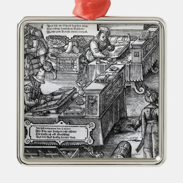 Ornamento De Metal Interior do banco (Frente)