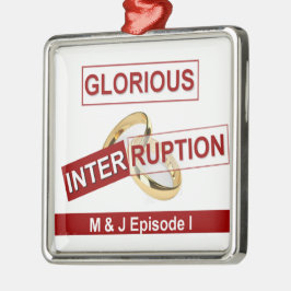 Ornamento De Metal Interrupção Gloriosa: Um Ouro Começando