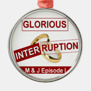 Ornamento De Metal Interrupção Gloriosa: Um Ouro Começando