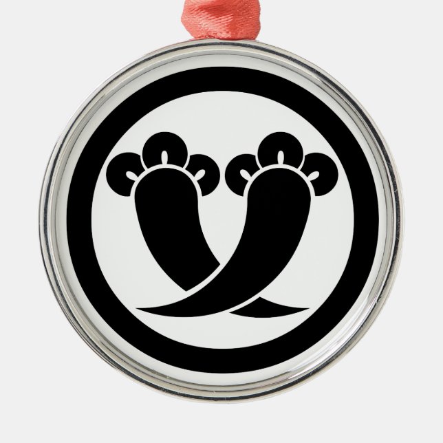 Ornamento De Metal Intersetar os pavimentos em círculo (Frente)