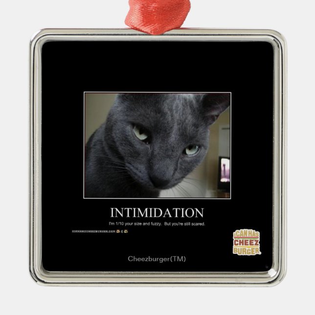 Ornamento De Metal Intimidação (Frente)