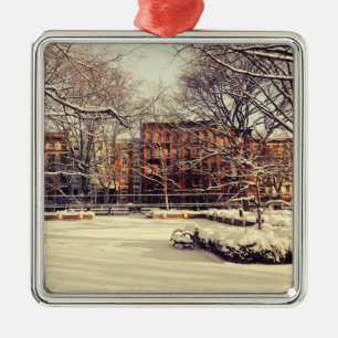Ornamento De Metal Inverno bonito de New York