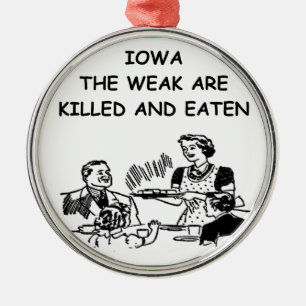 ORNAMENTO DE METAL IOWA