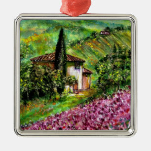 ORNAMENTO DE METAL IRISES NA TÚSCULA