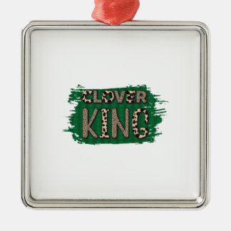 Ornamento De Metal Irish Clover King