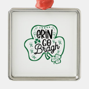 Ornamento De Metal Irish Erin Go Bragh