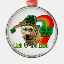 Ornamento De Metal Irish Wolfhound St Patricks