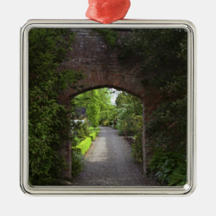 Ornamento De Metal Irlanda, o Castelo de Dromoland muito verde