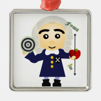 Ornamento De Metal Isaac Newton