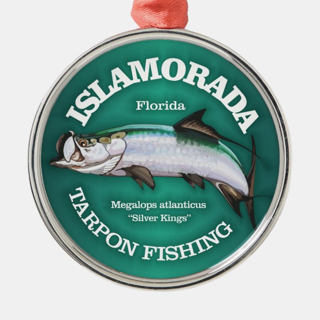 Ornamento De Metal Islamorada (Tarpon) (Frente)