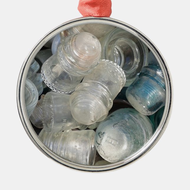 Ornamento De Metal Isoladores de Vintage (Frente)