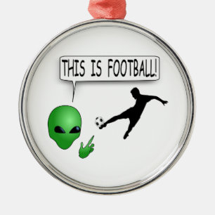 Ornamento De Metal Isto É Futebol