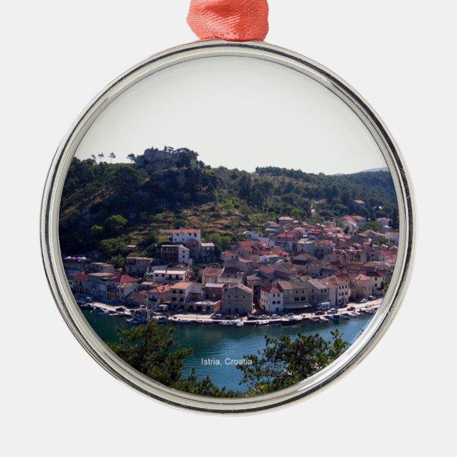 Ornamento De Metal Ístria, Croácia (Frente)