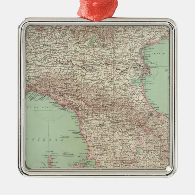 Ornamento De Metal Italia 7 (Frente)