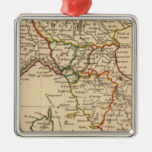 Ornamento De Metal Italia do norte (Frente)